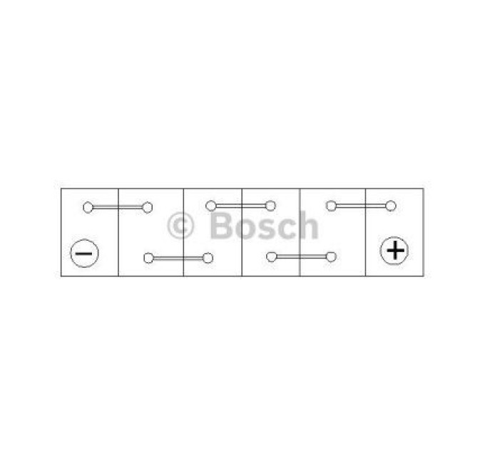 Bosch Акумулятор автомобільний Bosch 45А (0 092 S40 210)