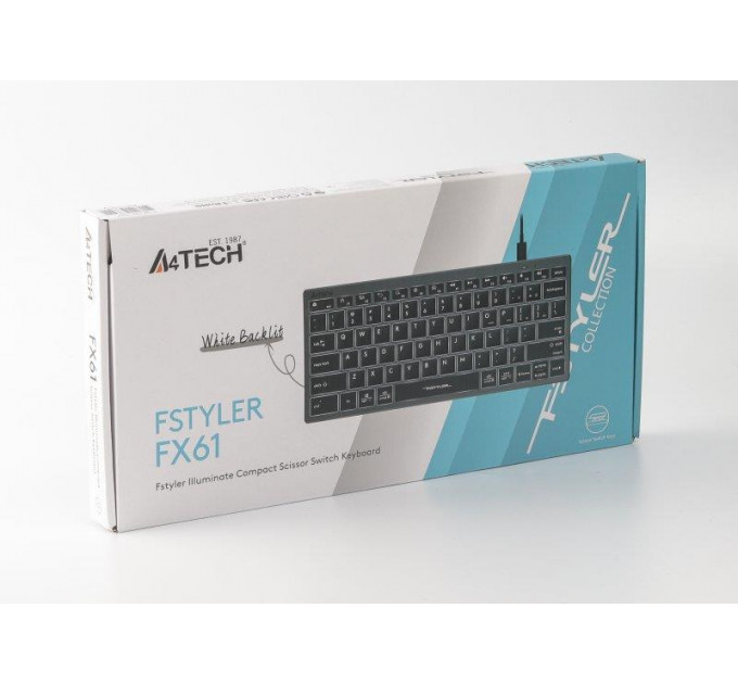 Клавиатура A4Tech Fstyler FX61 Grey