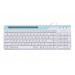 Клавиатура A4Tech Fstyler Ukr FK25 White