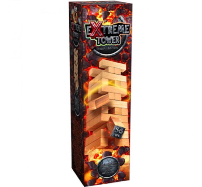 Настільна гра Danko Toys Джанга Extreme Tower, українська (XTW-01-01U)