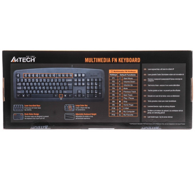 Клавиатура A4Tech KB-720 Black