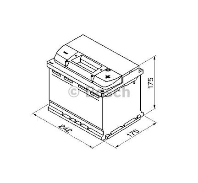 Bosch Акумулятор автомобільний Bosch 60А (0 092 S40 040)