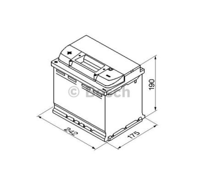 Bosch Акумулятор автомобільний Bosch 60А (0 092 S40 060)