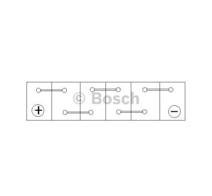 Bosch Акумулятор автомобільний Bosch 60А (0 092 S40 060)