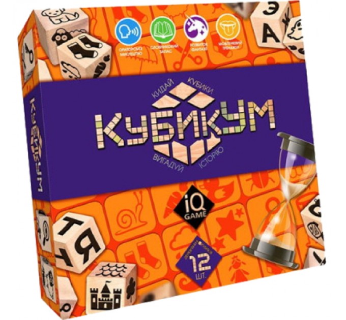 Настільна гра Danko Toys КубикУм, українська (G-KU-01U)