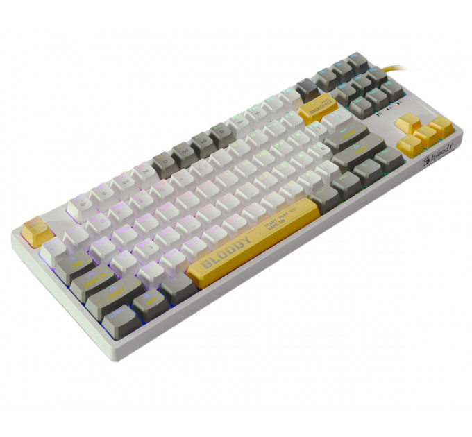 Клавиатура A4Tech S87 Bloody Energy White