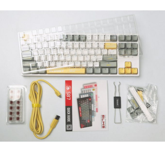 Клавиатура A4Tech S87 Bloody Energy White
