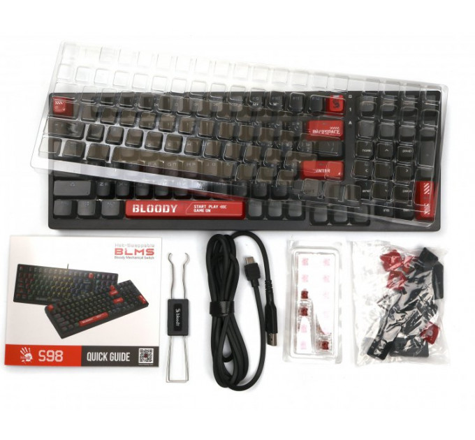 Клавиатура A4Tech S98 Bloody Red