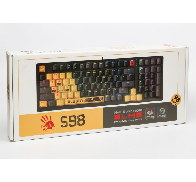 Клавиатура A4Tech S98 Bloody Sports Lime