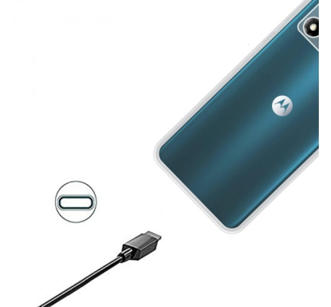 BeCover Чохол до мобільного телефона BeCover Motorola Moto E13 Transparancy (708819)