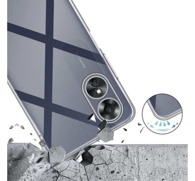 BeCover Чохол до мобільного телефона BeCover Oppo A17 Transparancy (708650)