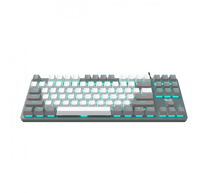 Клавіатура Aula Mechanical F3287 Grey/White keycap KRGD blue (6948391240954)