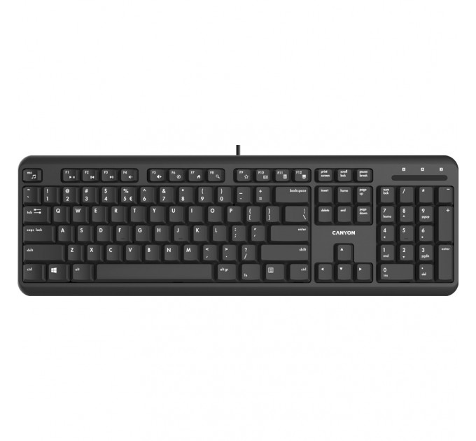Клавіатура Canyon CNS-HKB02-RU Black