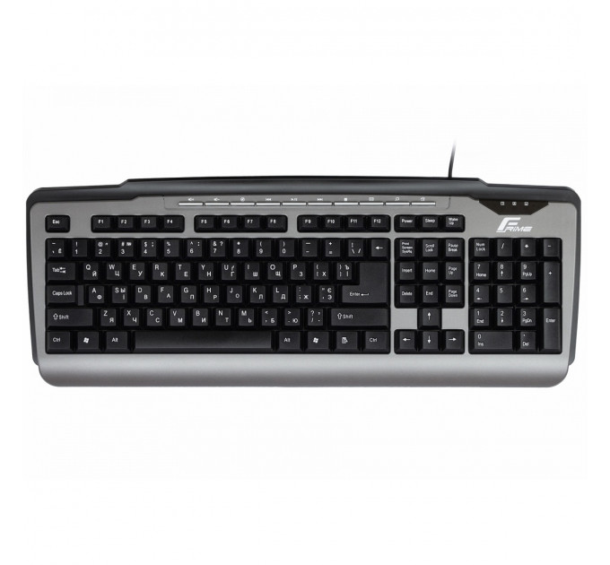 Клавиатура Frime Classic Keyboard Black-Silver USB (FKBB0323)