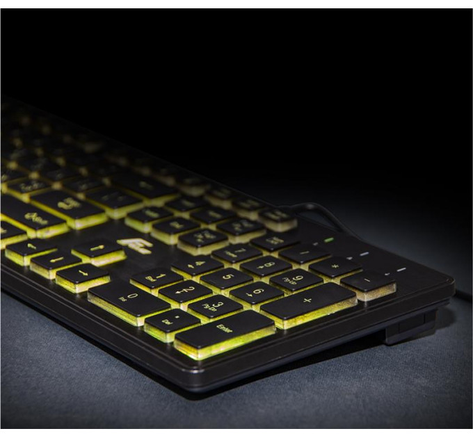 Клавіатура Frime Moonfox 3Color Ukr Black (FLK18210)