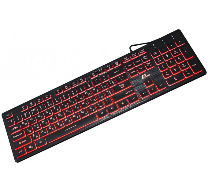 Клавіатура Frime Moonfox 3Color Ukr Black (FLK18210)