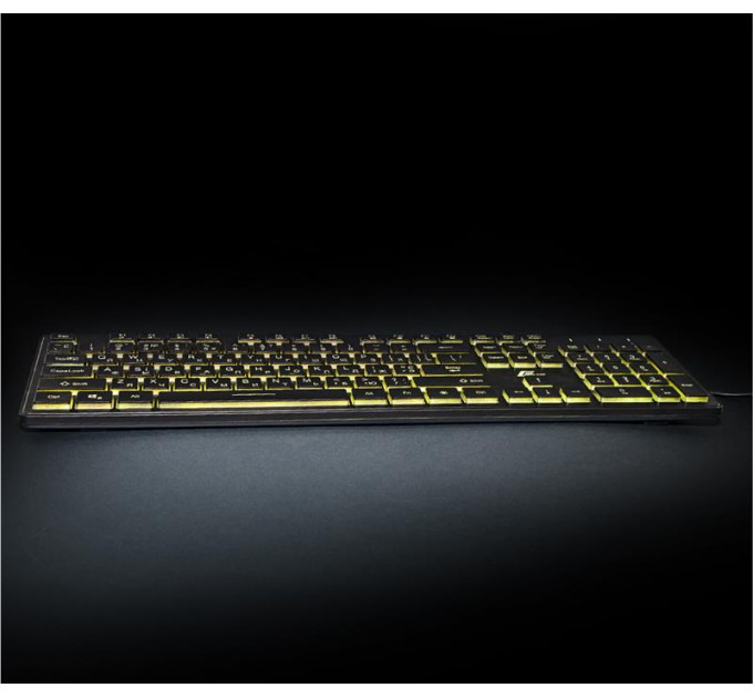 Клавіатура Frime Moonfox 3Color Ukr Black (FLK18210)