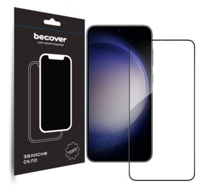 BeCover Скло захисне BeCover Samsung Galaxy S23 SM-S911 Black (708821)