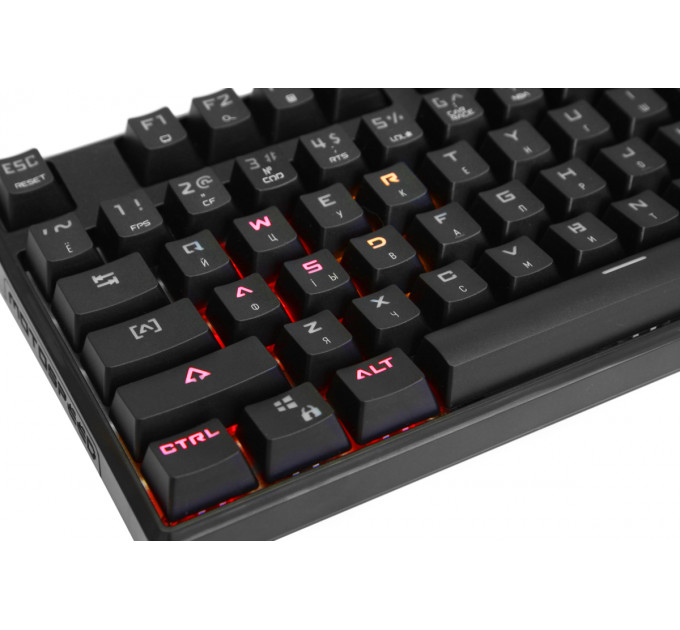 Клавиатура Motospeed CK107 Outemu Blue RGB Ukr Black (mtk96mb)
