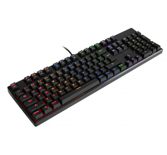 Клавиатура Motospeed CK107 Outemu Blue RGB Ukr Black (mtk96mb)
