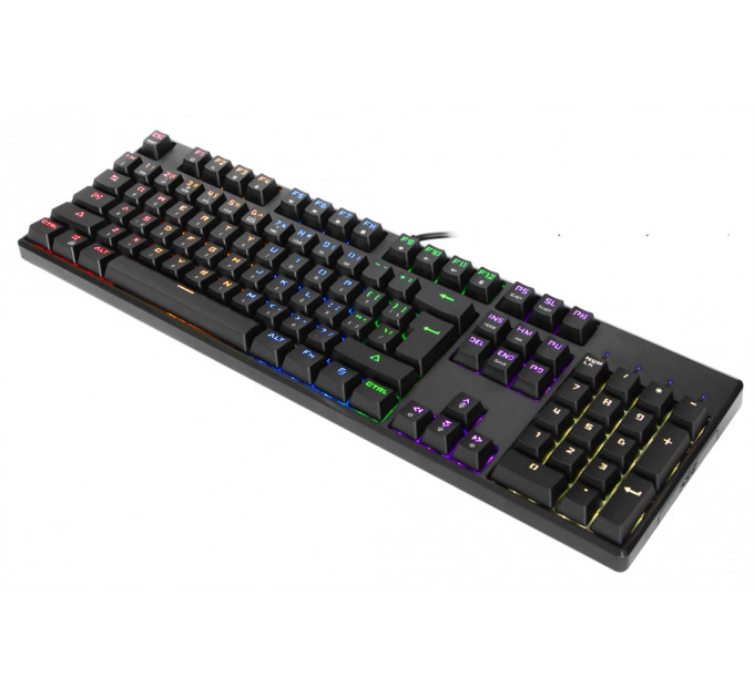 Клавиатура Motospeed CK107 Outemu Blue RGB Ukr Black (mtk96mb)