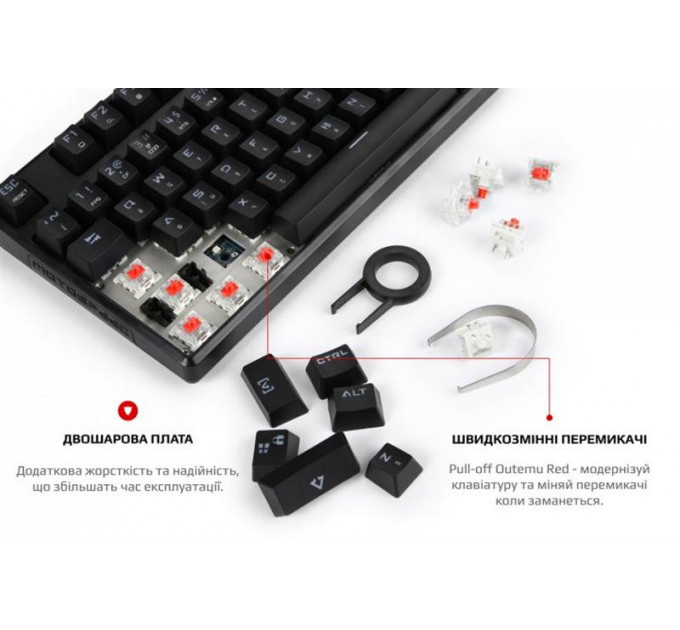 Клавиатура Motospeed CK107 Outemu Red RGB Black (mtk96mr)