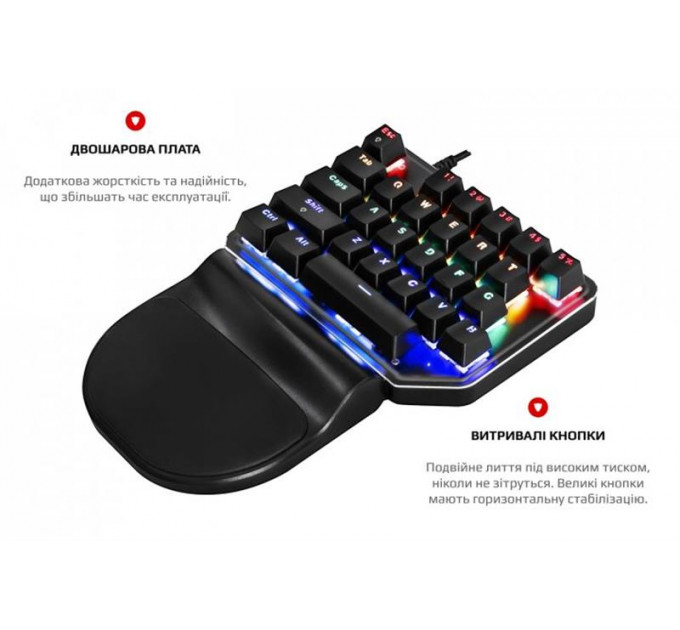 Клавиатура Motospeed K27 Outemu Blue Black (mtk27mb)