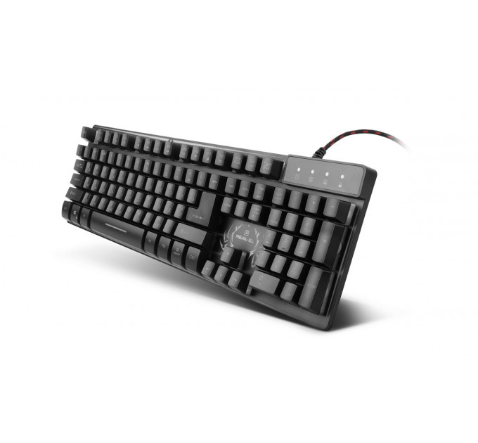Клавиатура REAL-EL Comfort 7090 Backlit Black (EL123100031)