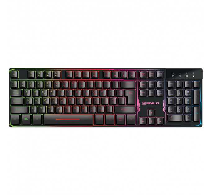 Клавіатура REAL-EL Gaming 8700 Black