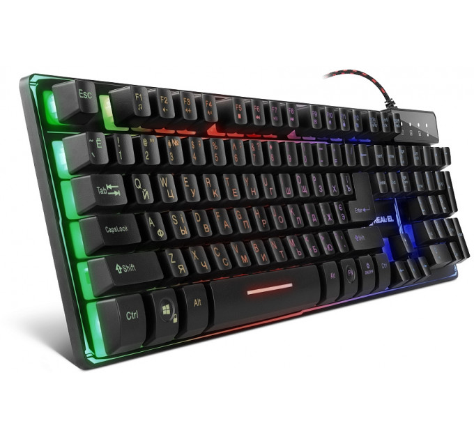 Клавіатура REAL-EL Gaming 8700 Black