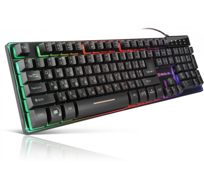 Клавіатура REAL-EL Gaming 8700 Black