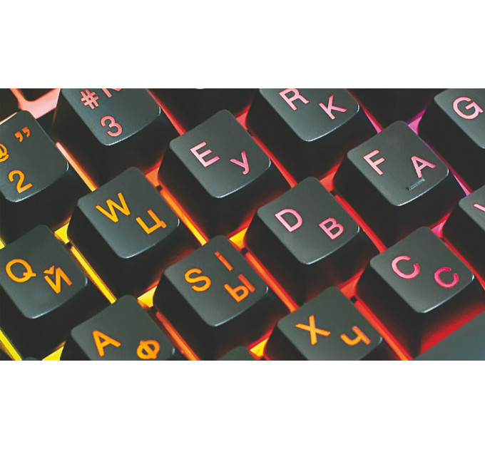 Клавіатура REAL-EL Gaming 8710 TKL Backlit Ukr Black