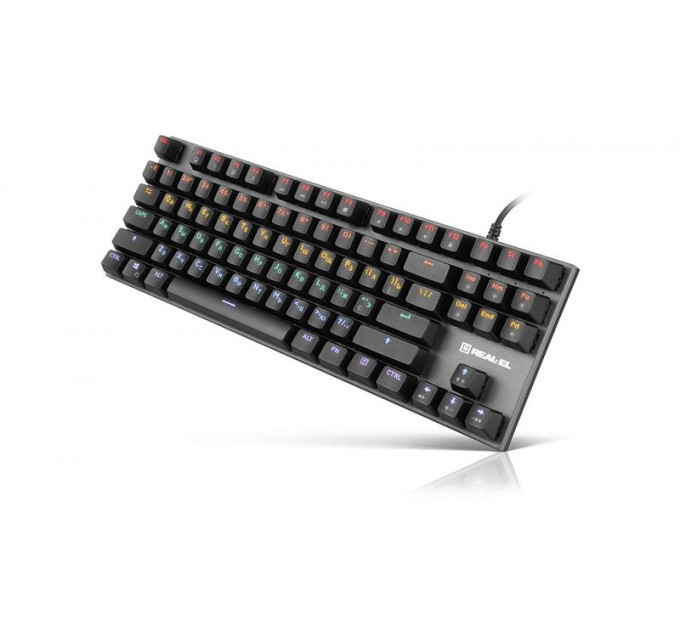 Клавиатура REAL-EL M 05 Grey USB