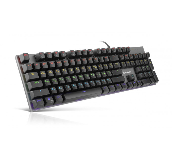 Клавиатура REAL-EL M 13 Grey USB