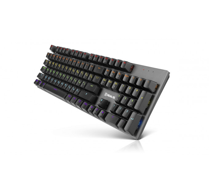 Клавиатура REAL-EL M 13 Grey USB