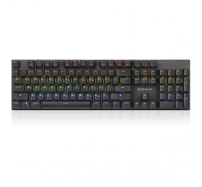 Клавиатура REAL-EL M 13 Grey USB