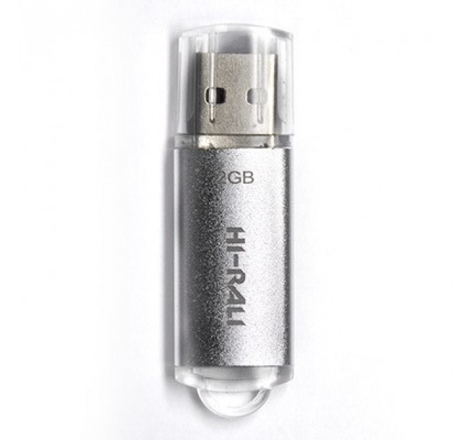 Флеш-накопитель USB 2GB Hi-Rali Rocket Series Silver (HI-2GBRKTSL)