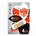 Флеш-накопичувач USB 4GB Hi-Rali Shuttle Series Gold (HI-4GBSHGD)