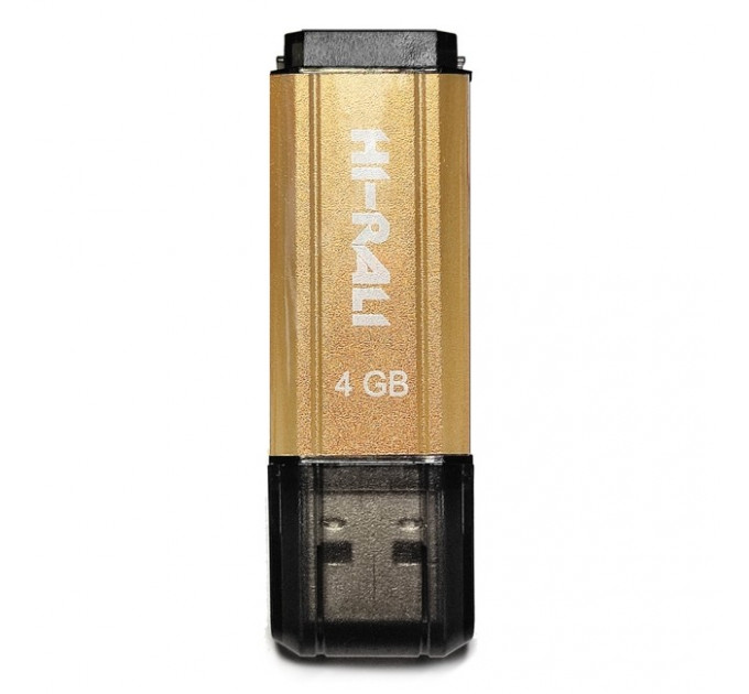 Флеш-накопичувач USB 4GB Hi-Rali Stark Series Gold (HI-4GBSTGD)