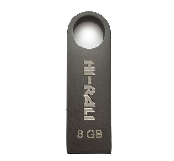 Флеш-накопичувач USB 8GB Hi-Rali Shuttle Series Black (HI-8GBSHBK)