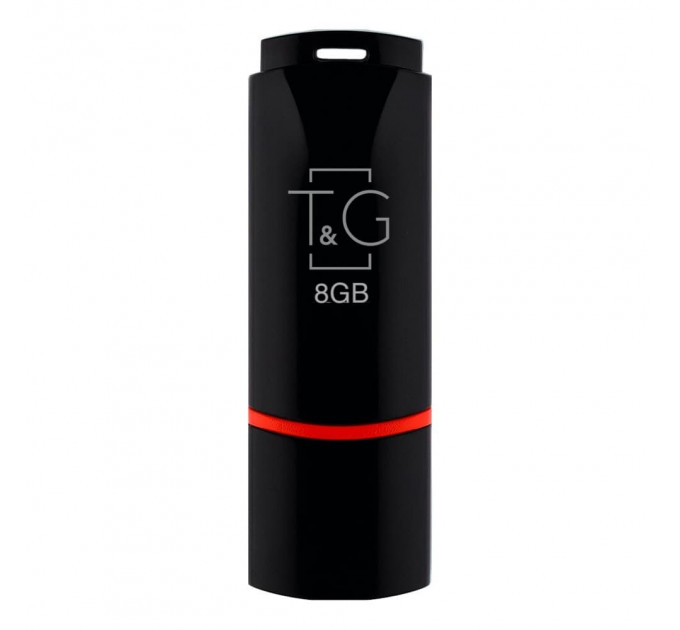 Флеш-накопичувач USB 8GB T&G 011 Classic Series Black (TG011-8GBBK)