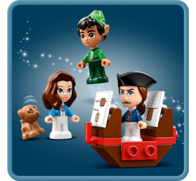 LEGO Конструктор LEGO Disney Classic Книга пригод Пітера Пена та Венді 111 деталей (43220)