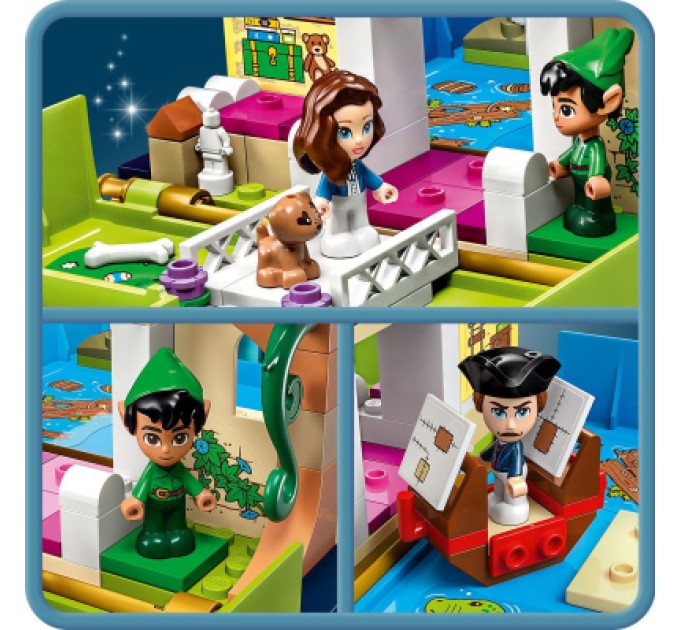 LEGO Конструктор LEGO Disney Classic Книга пригод Пітера Пена та Венді 111 деталей (43220)
