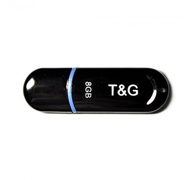 Флеш-накопичувач USB 8GB T&G 012 Classic Series Black (TG012-8GBBK)