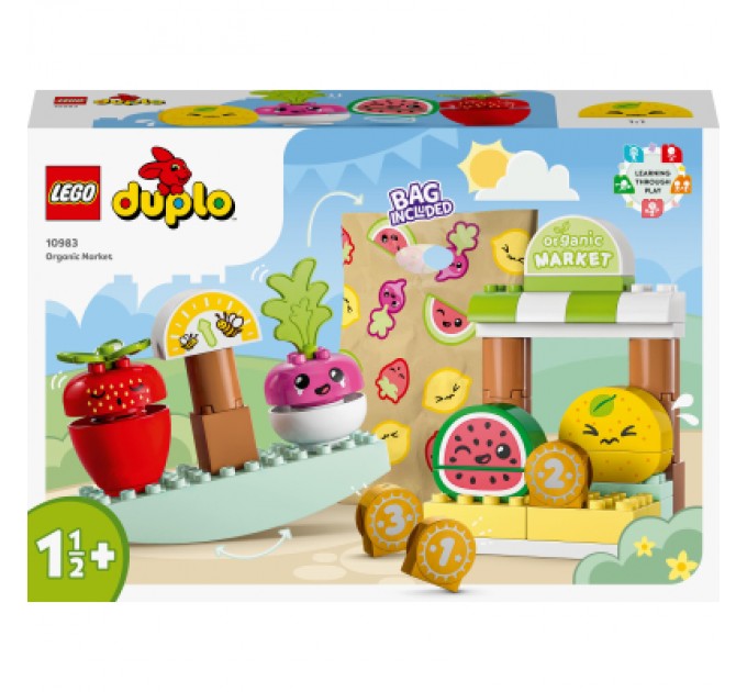LEGO Конструктор LEGO DUPLO My First Органічний ринок 40 деталей (10983)