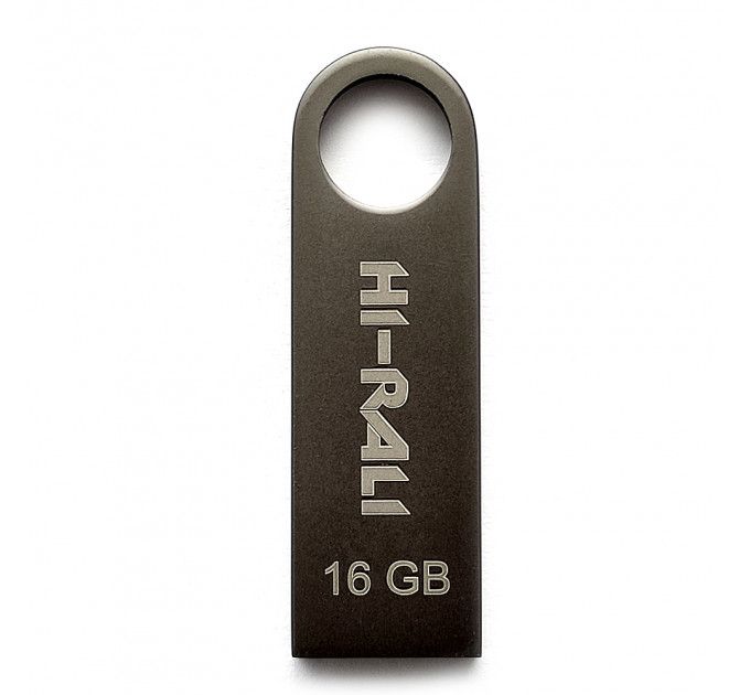 Флеш-накопичувач USB 16GB Hi-Rali Shuttle Series Black (HI-16GBSHBK)