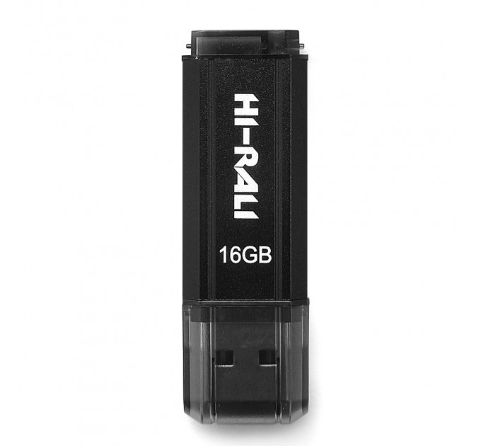 Флеш-накопичувач USB 16GB Hi-Rali Stark Series Black (HI-16GBSTBK)