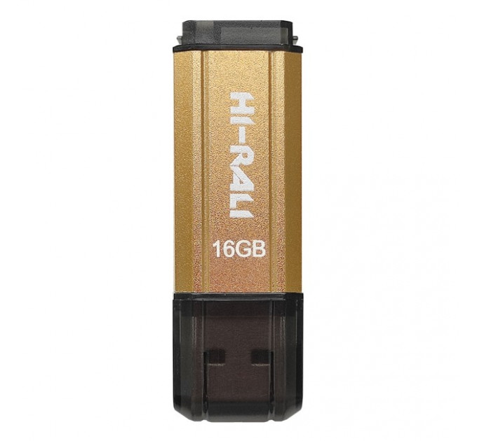 Флеш-накопичувач USB 16GB Hi-Rali Stark Series Gold (HI-16GBSTGD)