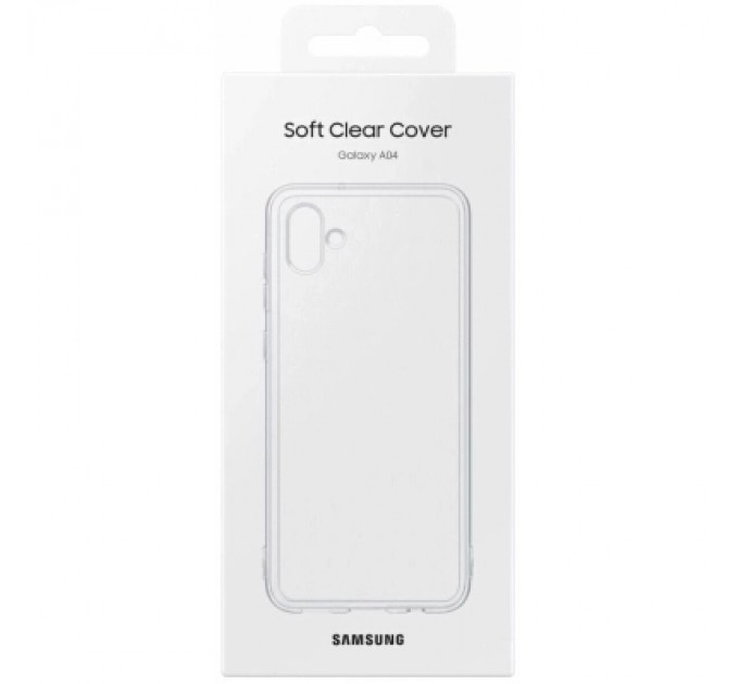 Samsung Чохол до мобільного телефона Samsung Samsung A04 Soft Clear Cover Transparency (EF-QA045TTEGRU)