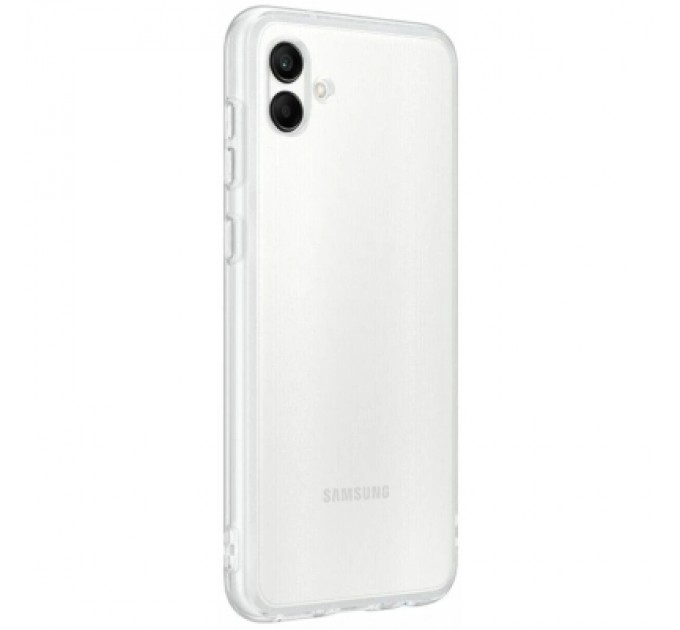 Samsung Чохол до мобільного телефона Samsung Samsung A04 Soft Clear Cover Transparency (EF-QA045TTEGRU)